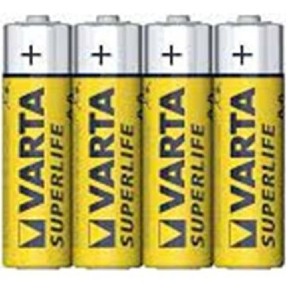 VARTA SUPERLIFE KALEM PIL 4 LU AA SEFFAF AMBALAJ