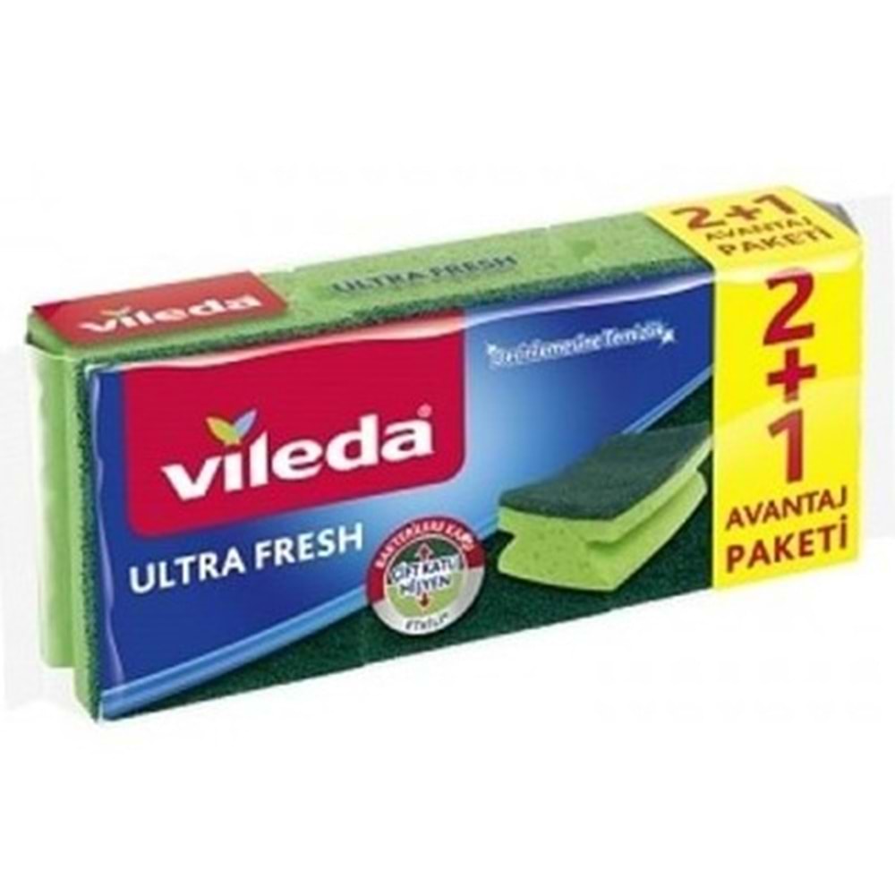 VİLEDA ULTRA FRESH 2+1 BULASIK SUNGERI