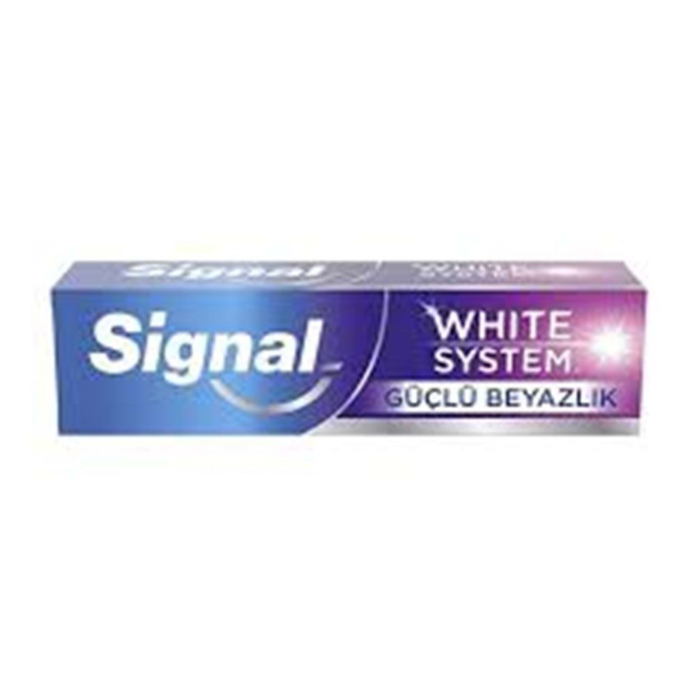 SIGNAL DIS MACUNU 75 ML WHITE SYSTEM GUCLU BEYAZLIK