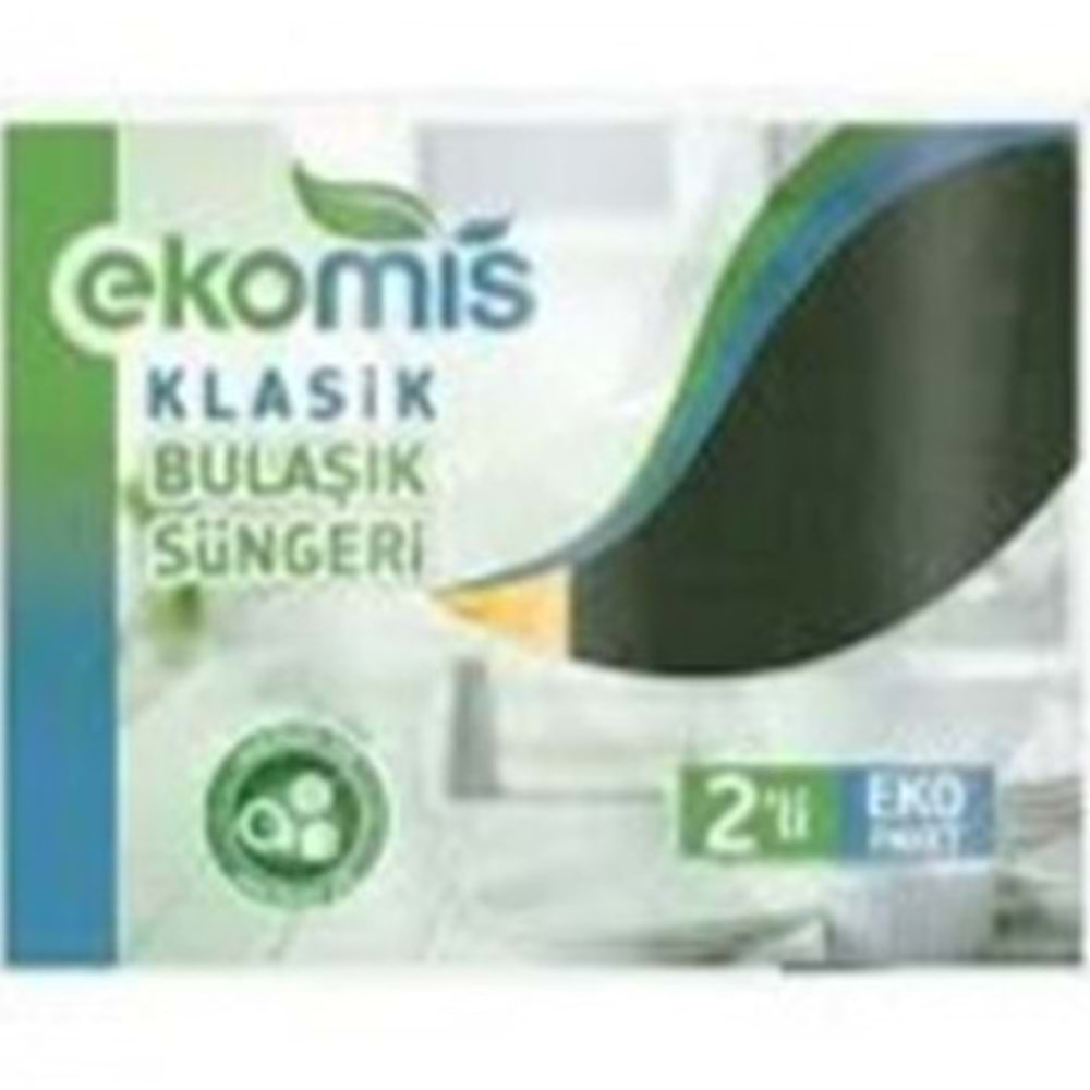 EKOMİS BULASIK SUNGERI 2 LI KLASIK