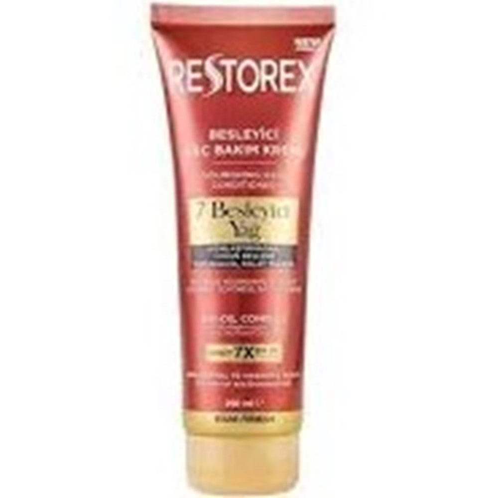 RESTOREX BESLEYİCİ SAÇ BAKIM KREMİ 250 ML 7 BESLEYİCİ YAĞ