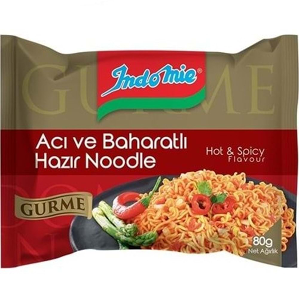 INDOMIE HAZIR NOODLE GURME 80 GR ACI BAHARATLI