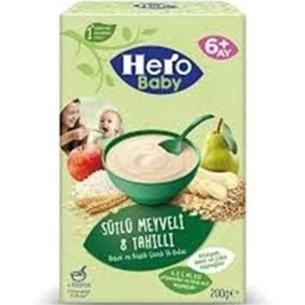 HERO BABY MAMA 200 GR SUTLU MEYVELI 8 TAHILLI
