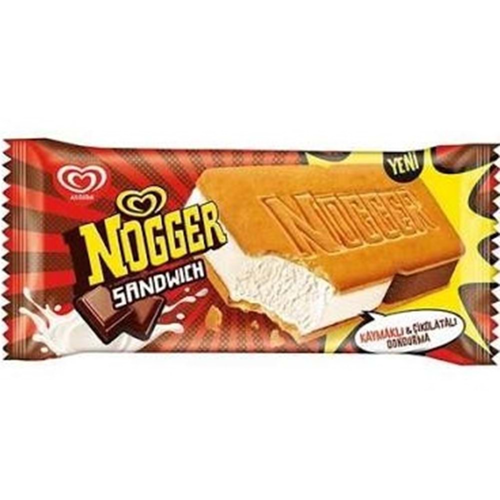 ALGİDA NOGGER SANDWIC KIRMIZI
