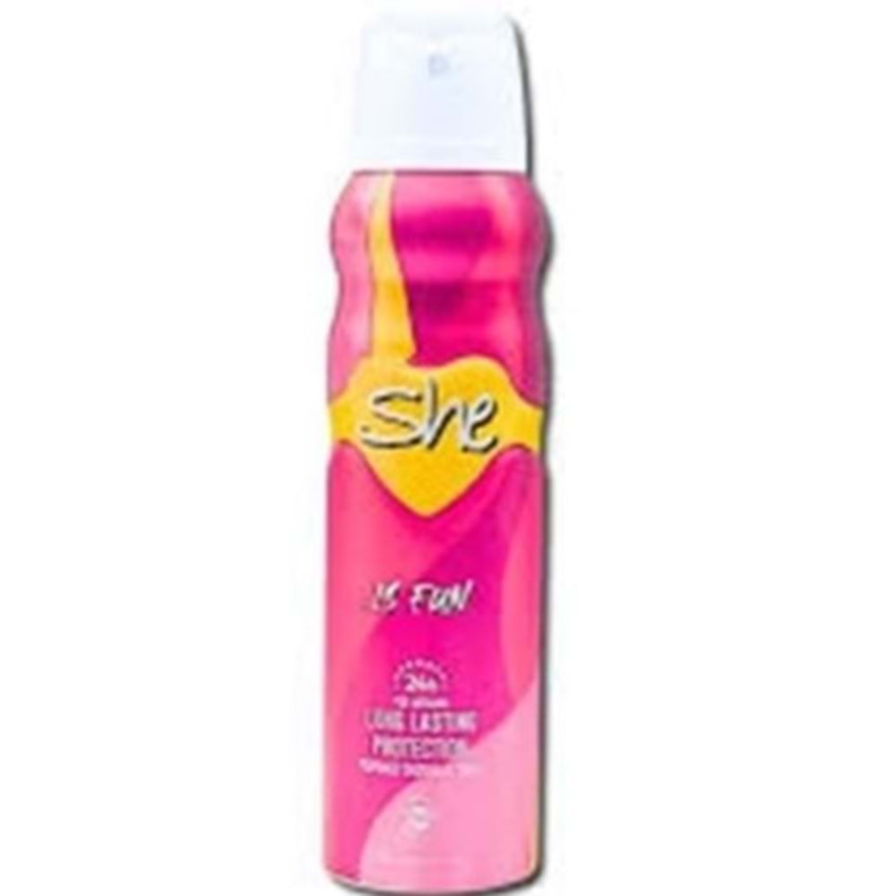 SHE DEODORANT 150 ML IS FUN