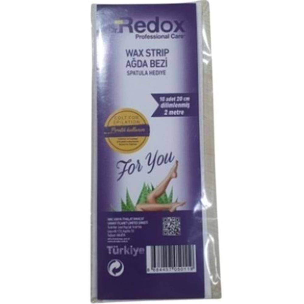 REDOX WAX STRIP AĞDA BEZİ 10 ADET 20 CM