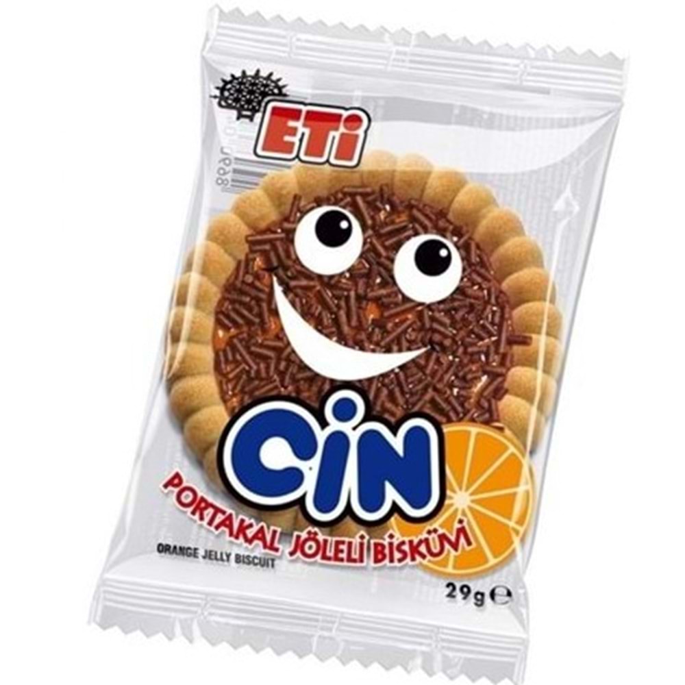 ETİ CIN 25 GR PORTAKALLI