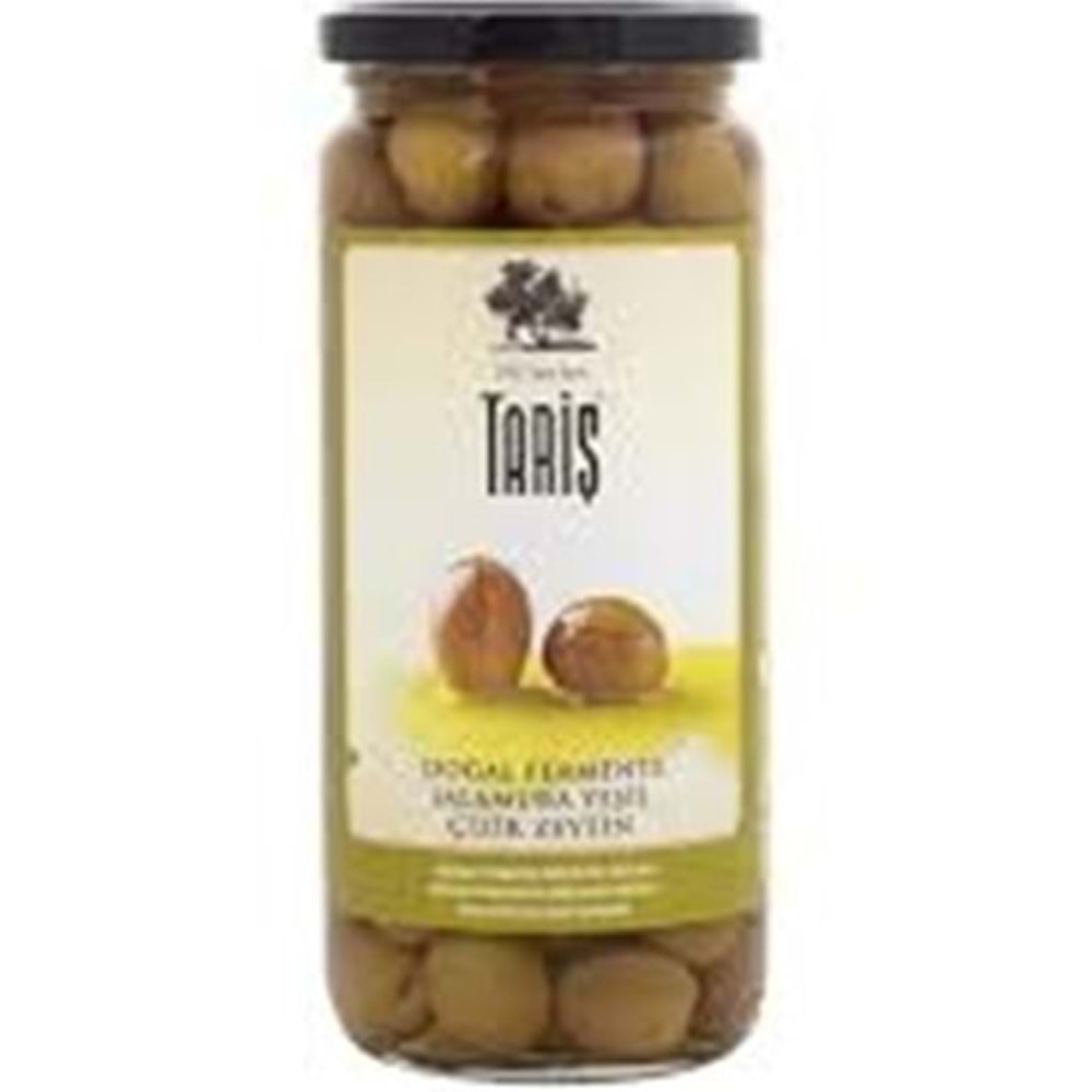 TARİŞ DOĞAL SALAMURA YEŞİL ZEYTİN 485 GR ÇİZİK