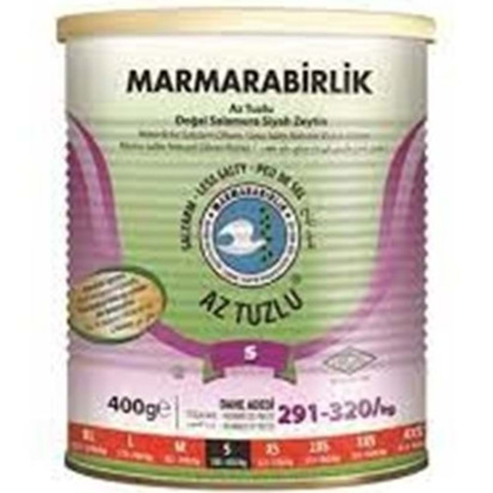 MARMARA BİRLİK AZ TUZLU SIYAH ZEYTIN 480 GR S