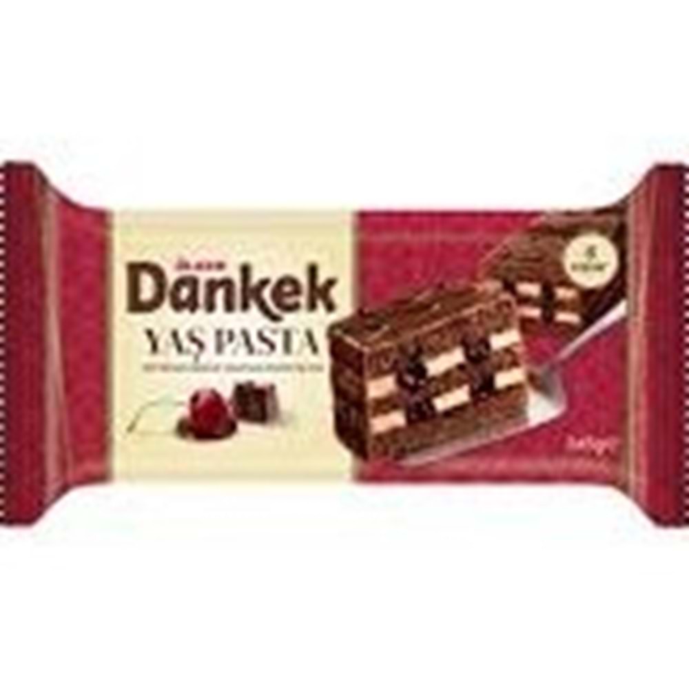 ÜLKER DANKEK YAŞ PASTA 245 G SÜTLÜ ÇİKOLATA KAPLAMALI VİŞNELİ KREMALI PASTA 6 KİŞİLİK