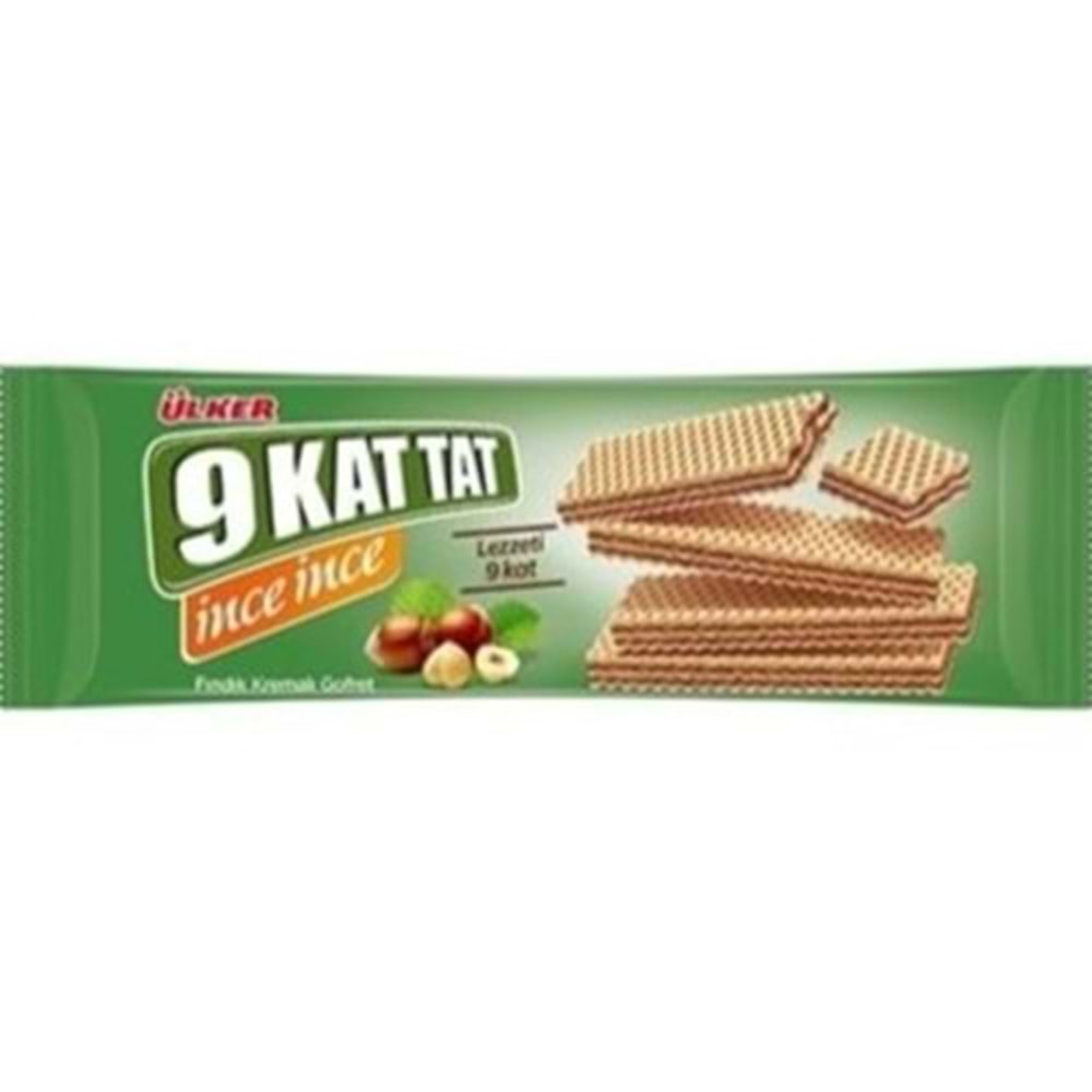 ÜLKER 9 KAT INCE GOFRET 114 GR FINDIKLI