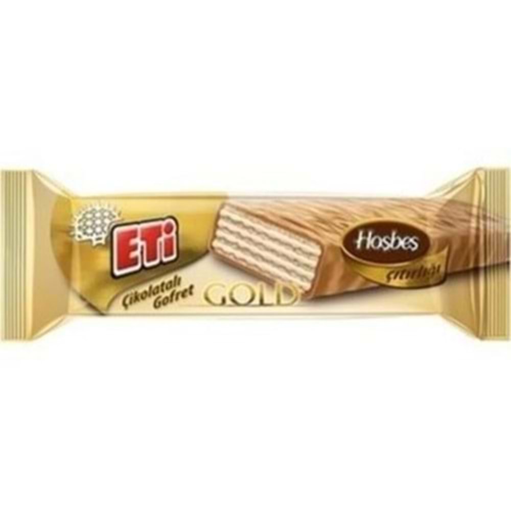 ETİ HOSBES CIKOLATALI GOFRET 29 GR GOLD