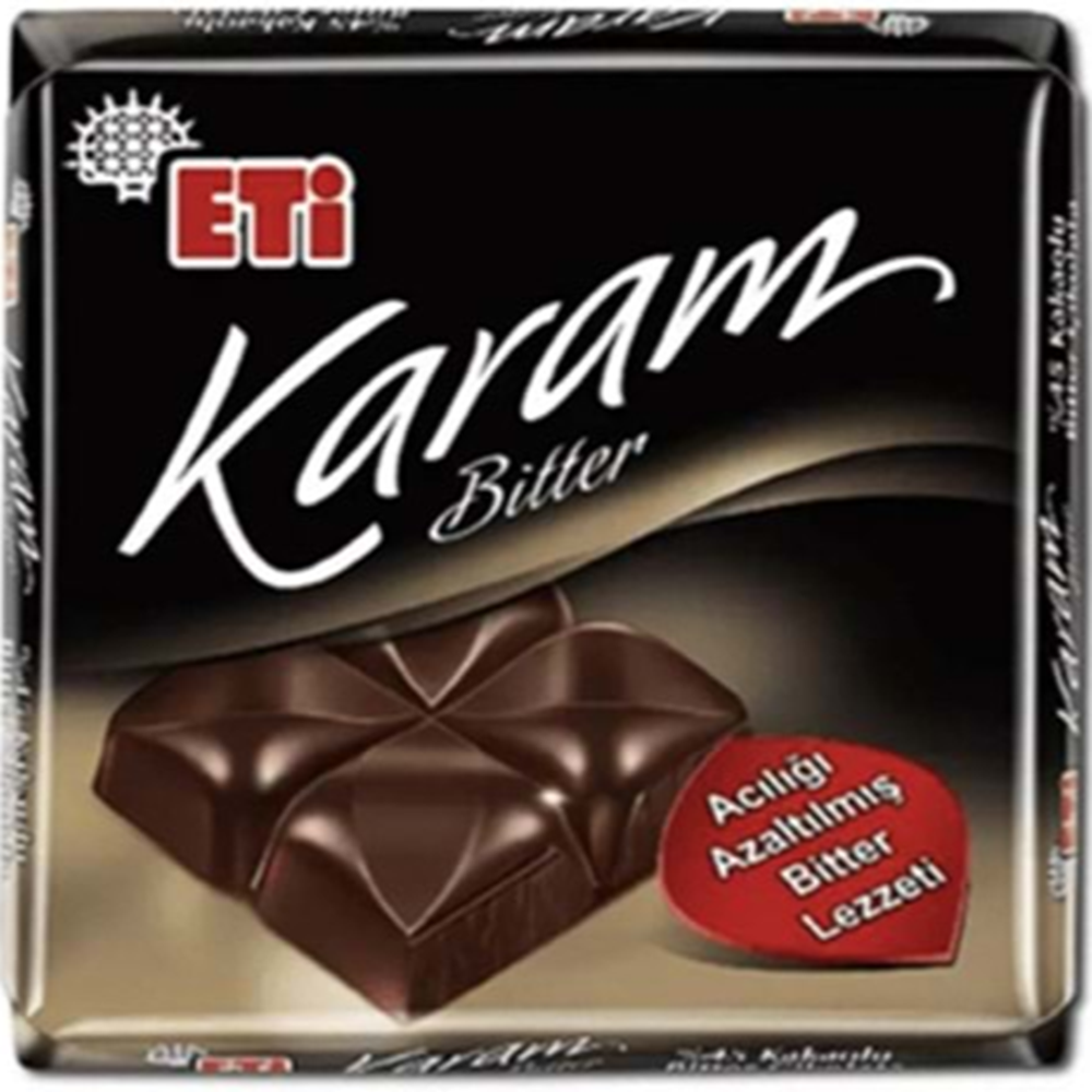 ETİ KARAM BITTER CIKOLATA 60 GR