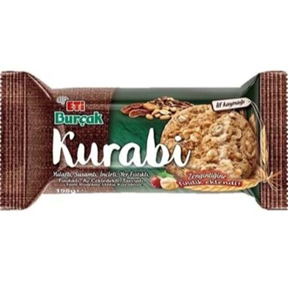 ETİ BURCAK KURABI 198 GR YULAF SUSAM INCIR FISTIK