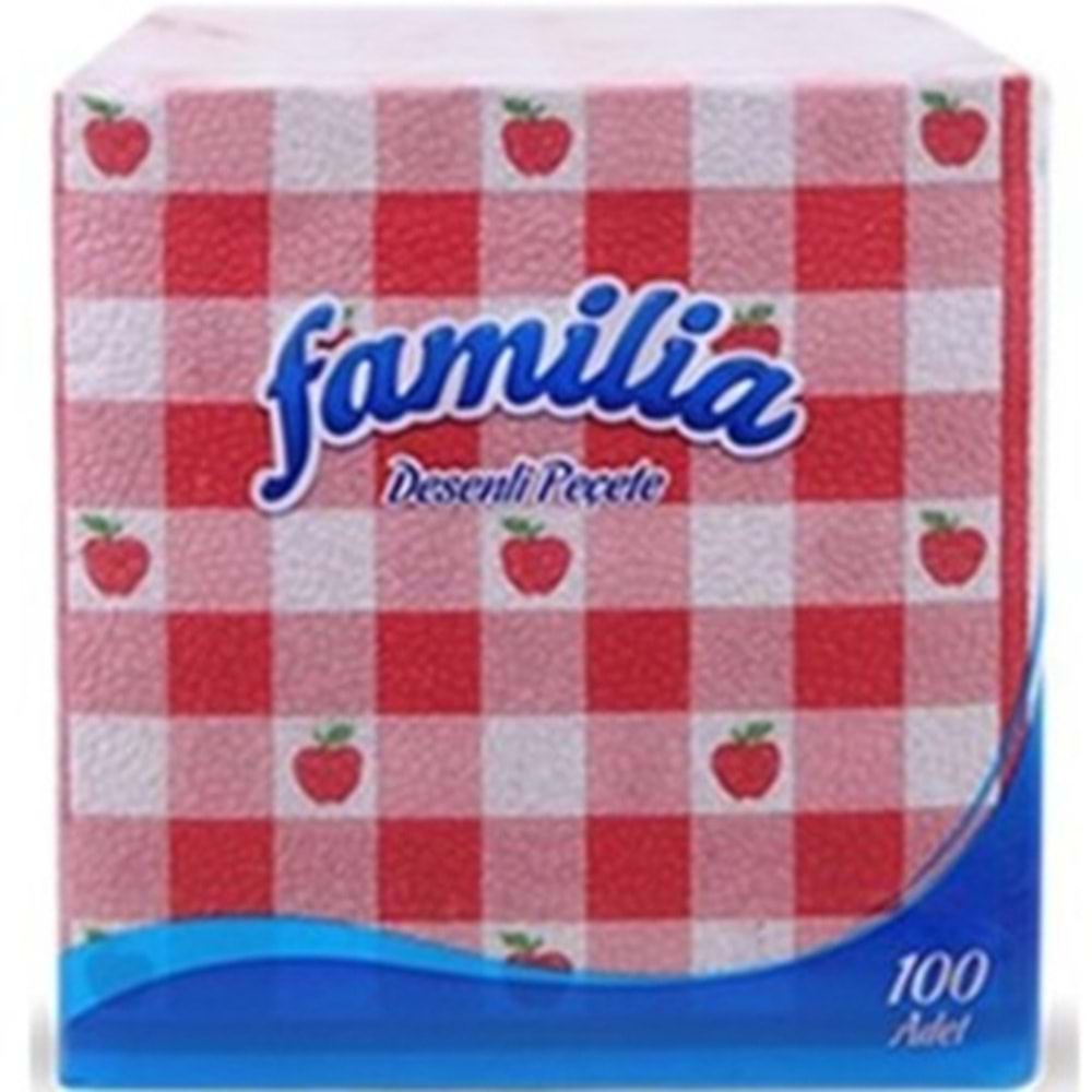 FAMİLİA DESENLI PECETE 100 LU