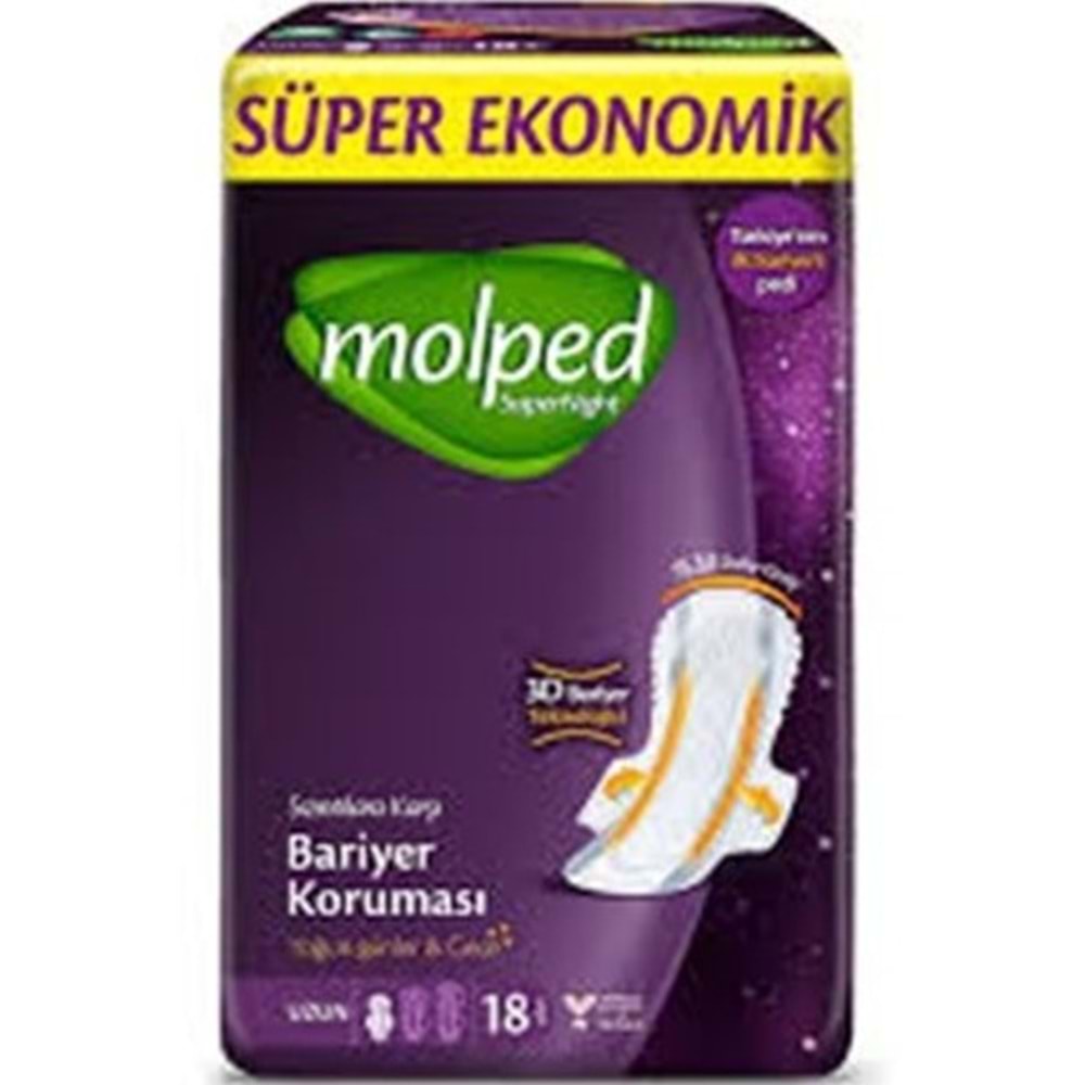 MOLPED SUPER NIGHT SUPER EKO PAKET 18 LI UZUN