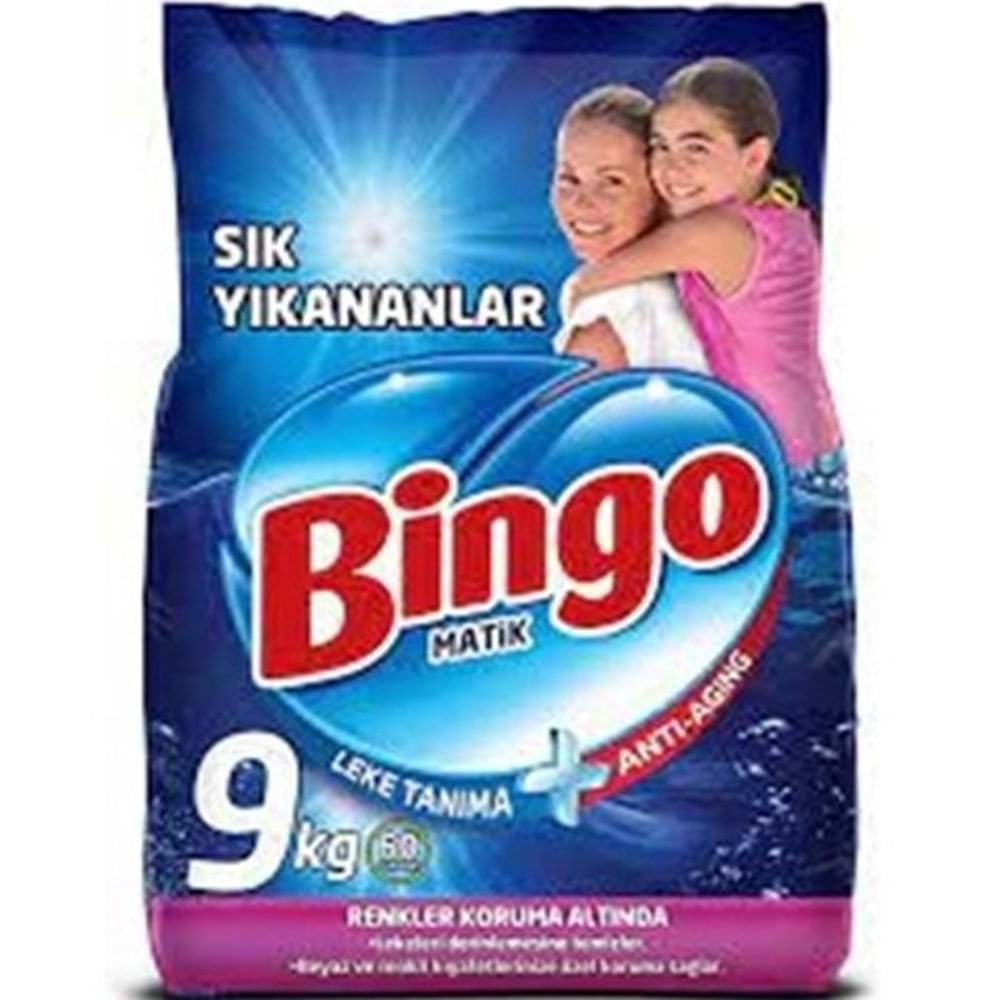 BİNGO MATIK 9 KG SIK YIKANANLAR