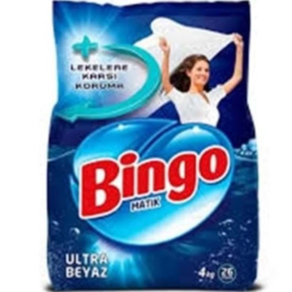 BİNGO MATIK 4 KG ULTRA BEYAZ