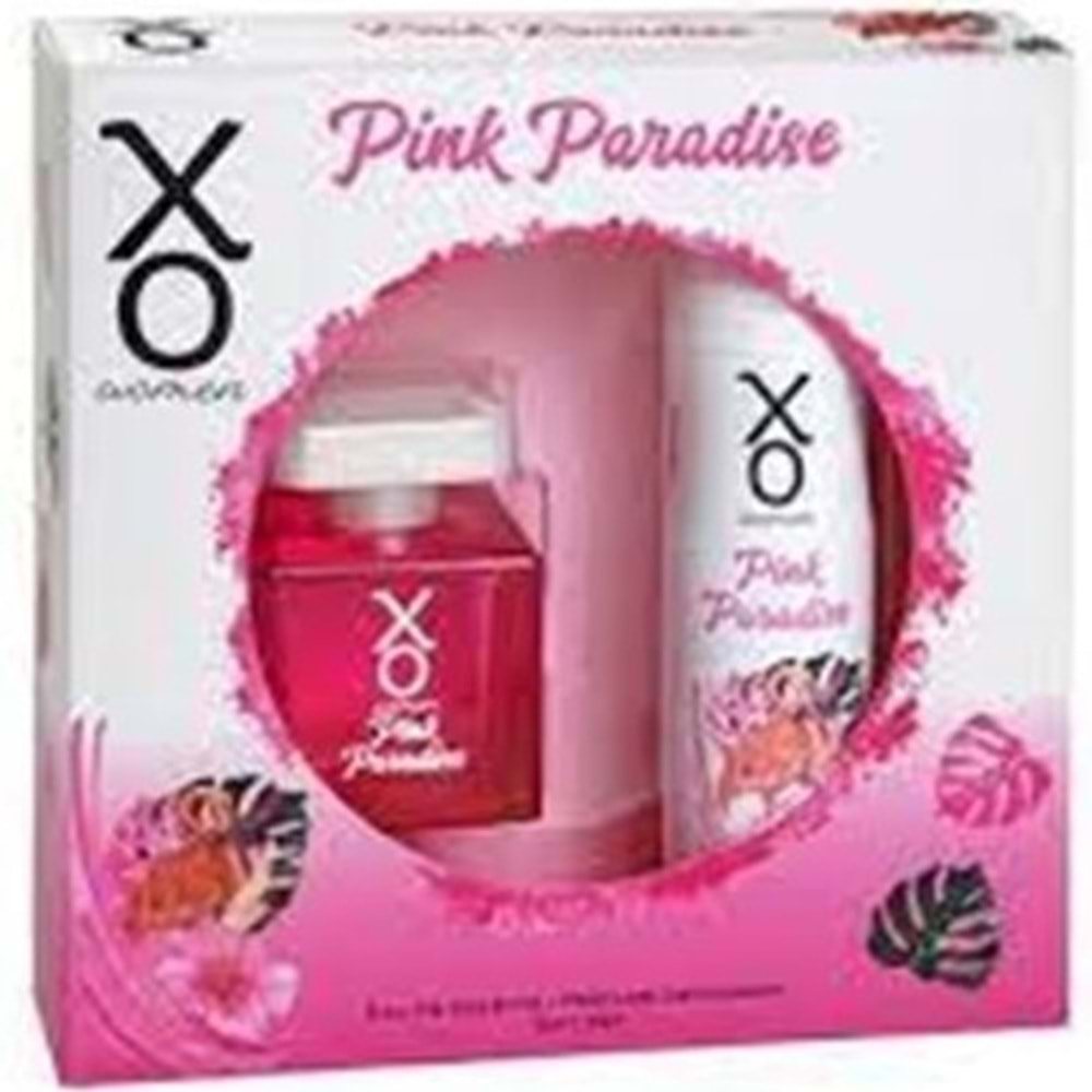XO PARFUM+DEO SET 100 ML PINK PARADISE