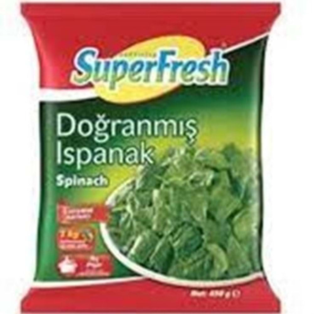 SUPERFRESH DOGRANMIS ISPANAK 450 GR