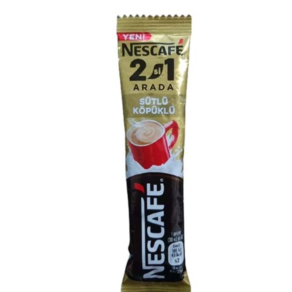 NESCAFE 2SI1 ARADA 10 GR SUTLU KOPUKLU