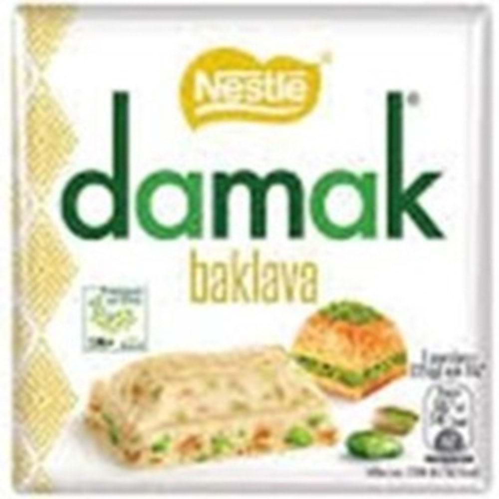 NESTLE DAMAK CIKOLATA 60 GR A.FISTIK BAKLAVALI