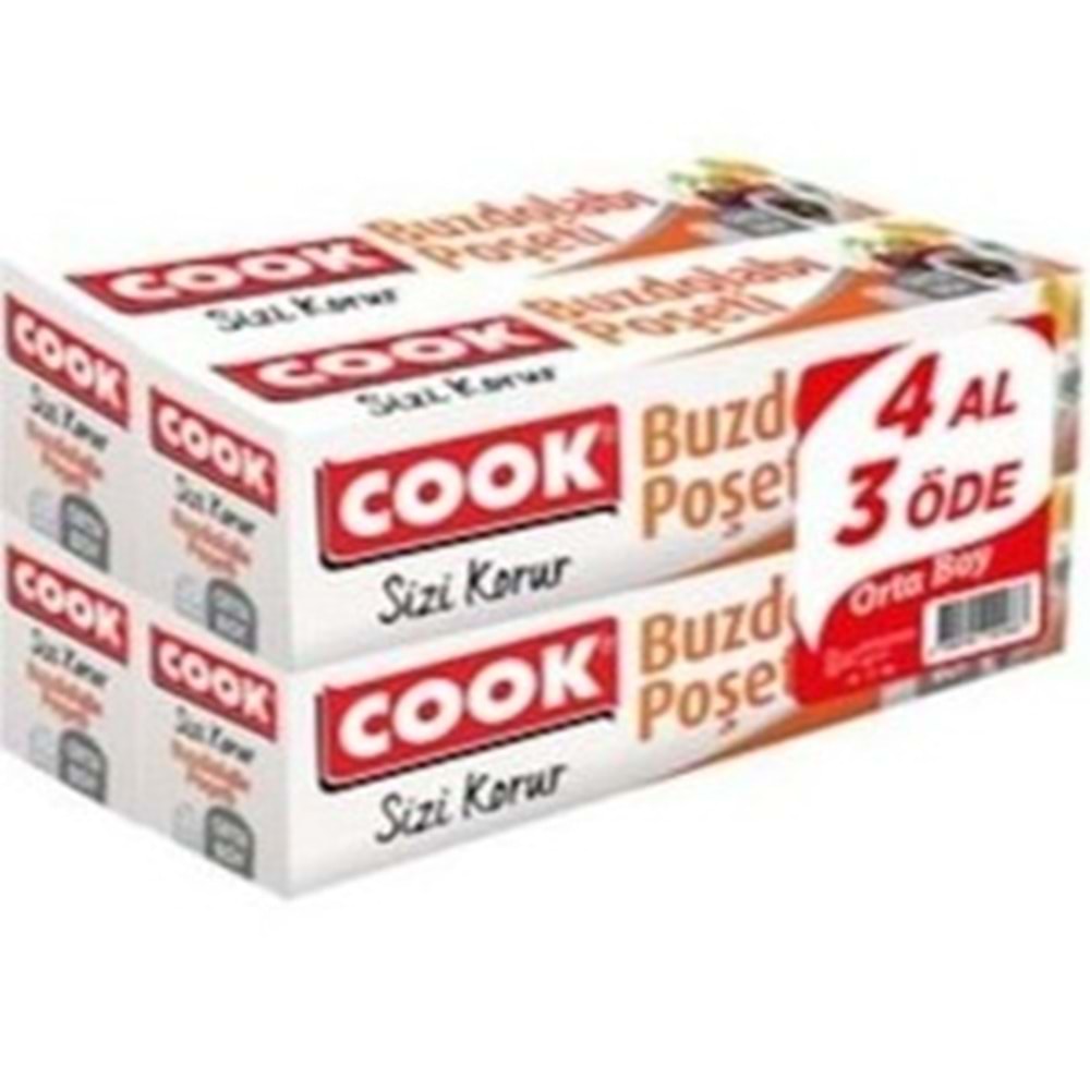 COOK BUZDOLABI POSETI 4 LU ORTA BOY