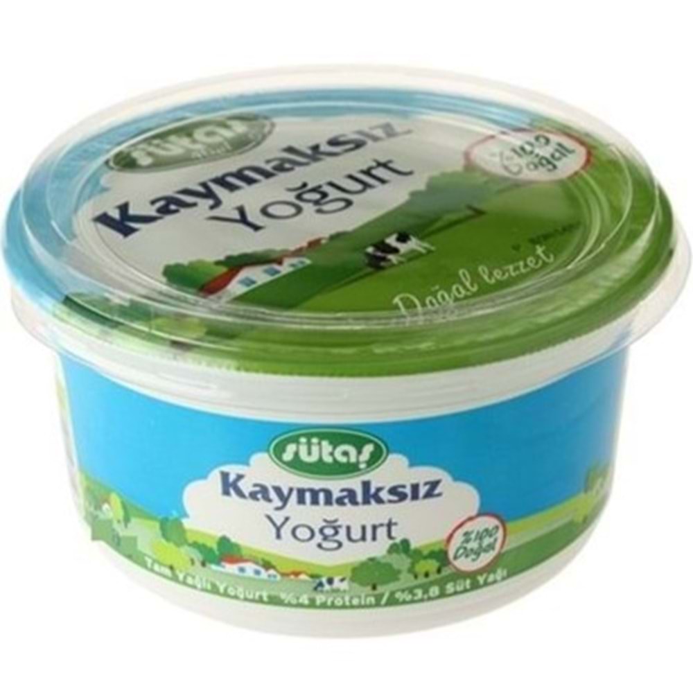 SÜTAŞ KAYMAKSIZ YOGURT 500 GR