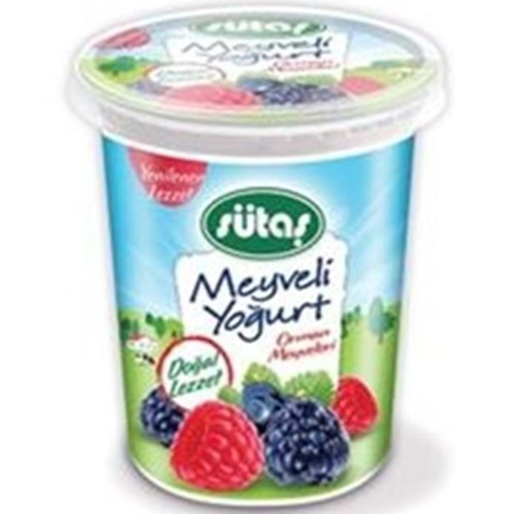 SÜTAŞ MEYVELI YOGURT 475 GR ORMAN MEYVELI