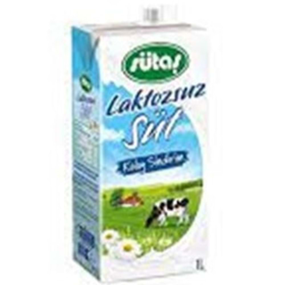 SÜTAŞ LAKTOZSUZ SUT 1 LT