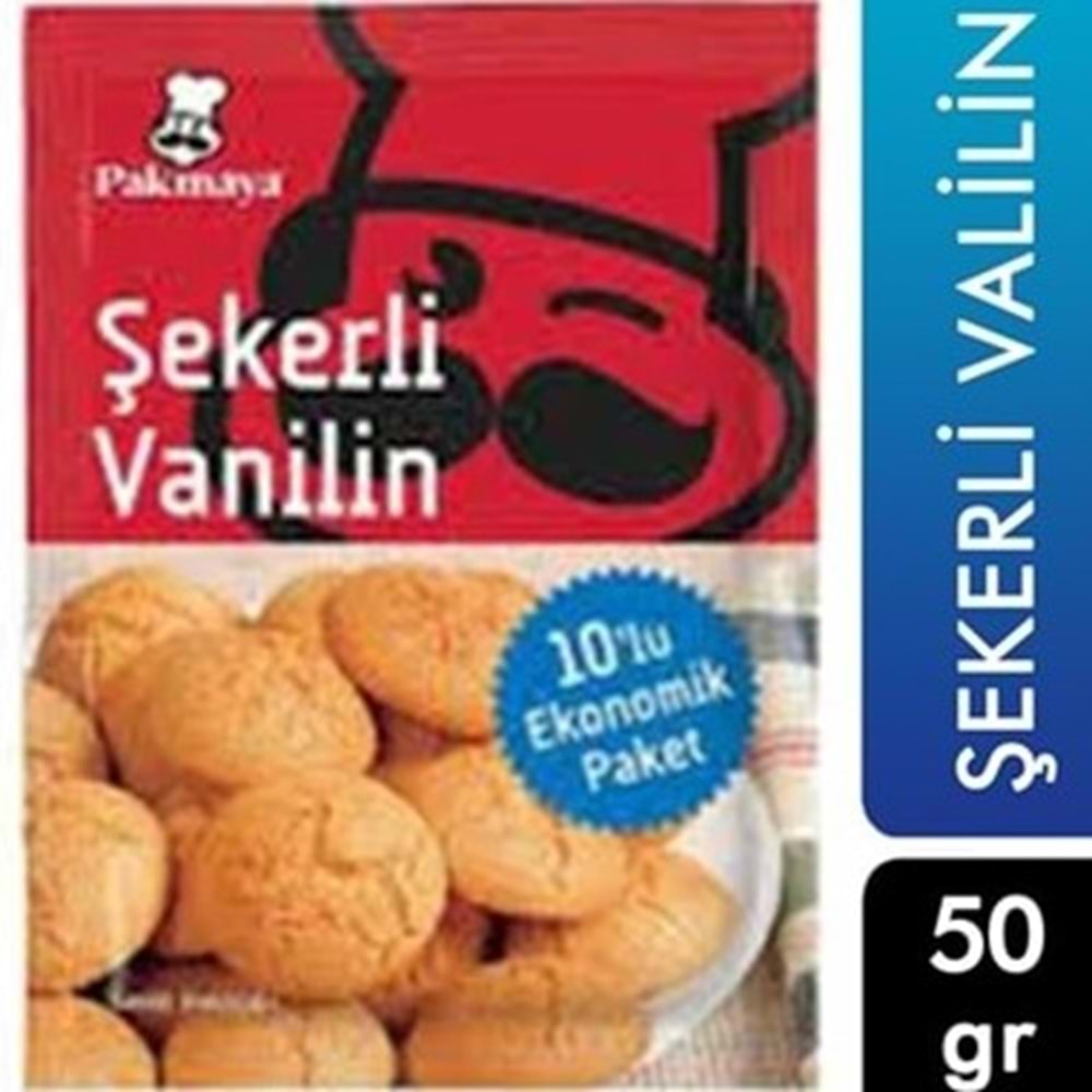 PAKMAYA SEKERLI VANILIN 10 LU PAKET