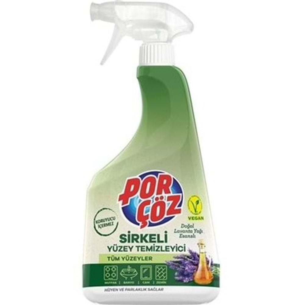 PORÇÖZ SIRKELI YUZEY TEMIZLEYICI 750 ML SPREY