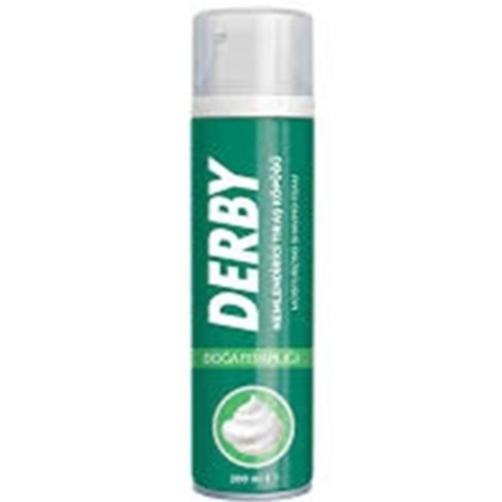 DERBY NEMLENDİRİCİ TIRAŞ KÖPÜĞÜ 200 ML DOĞA FERAHLIĞI