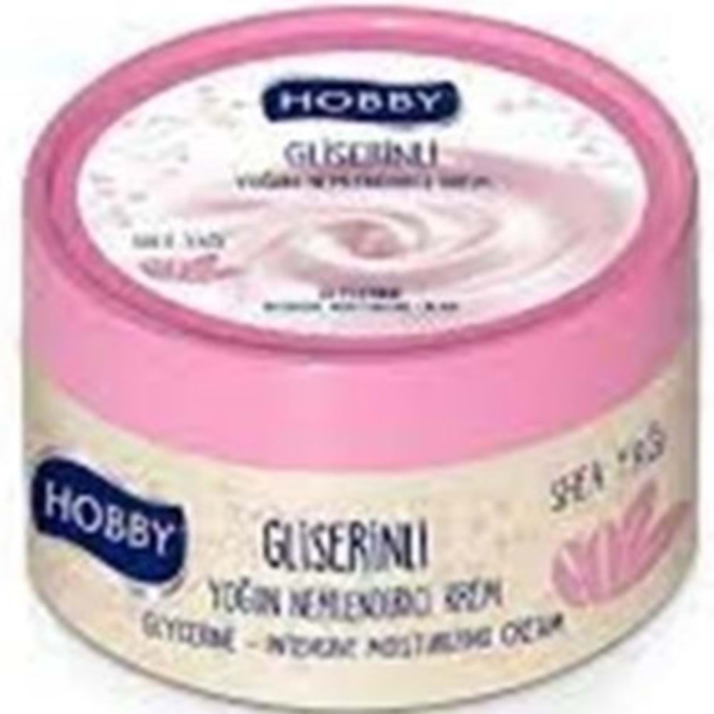 HOBBY GLİSERİNLİ YOĞUN NEMLENDİRİCİ KREM 250 ML SHEA YAĞI