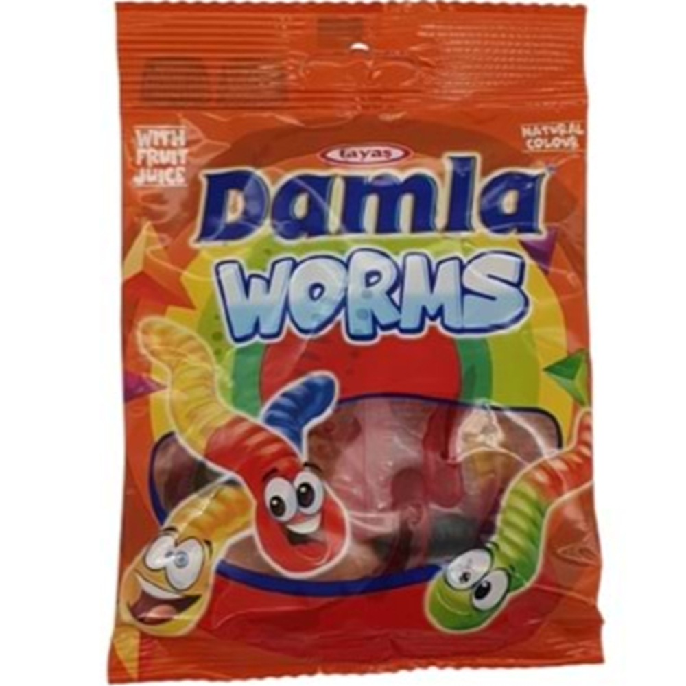 TAYAŞ DAMLA JELIBON 80 GR WORMS