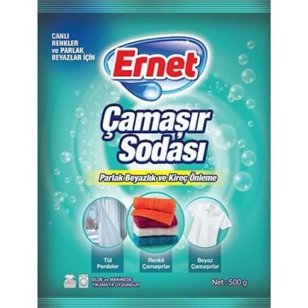 CAMSİL ERNET ÇAMAŞIR SODASI 500 G TÜL&RENKLİ&BEYAZ