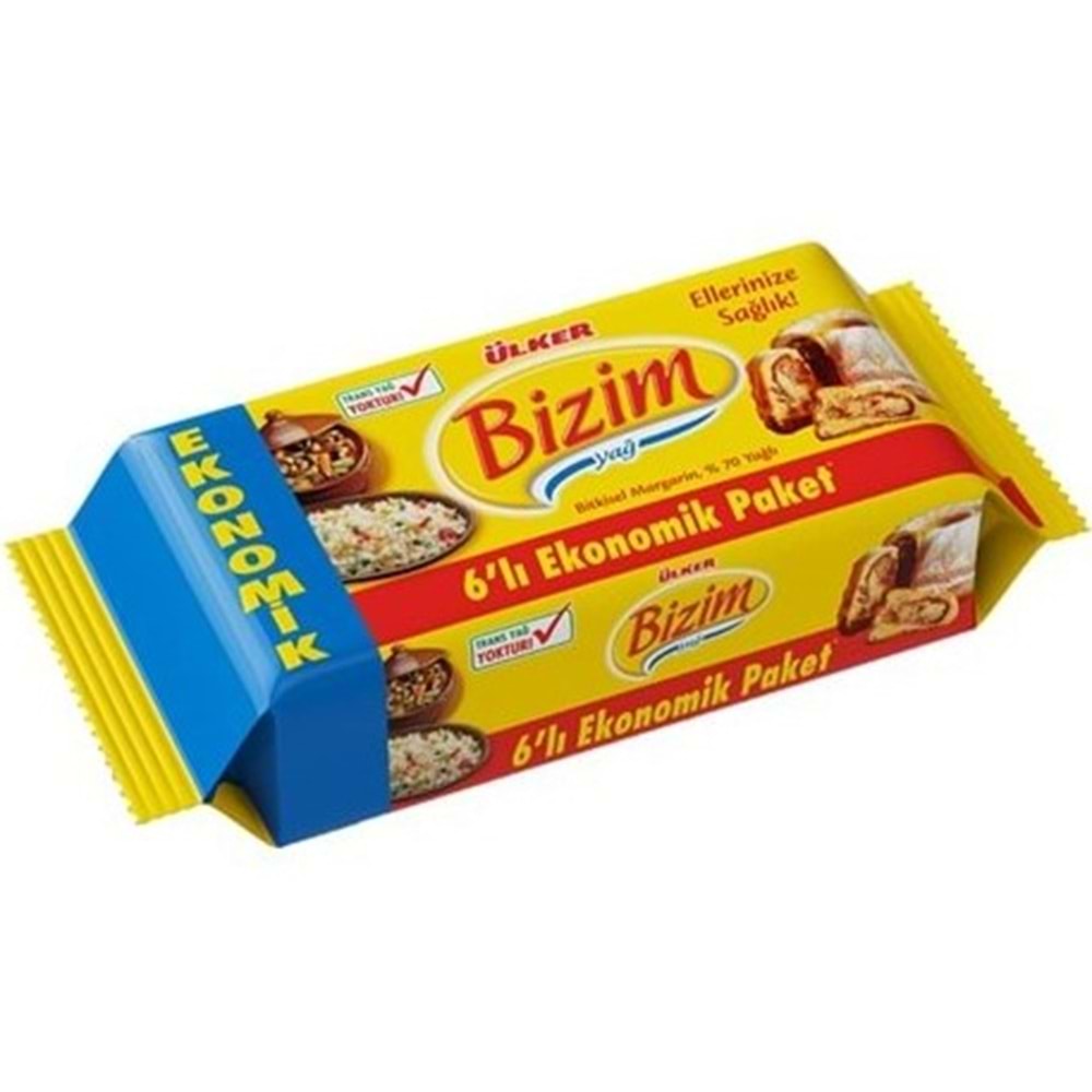 BİZİM MARGARIN 6X250 GR
