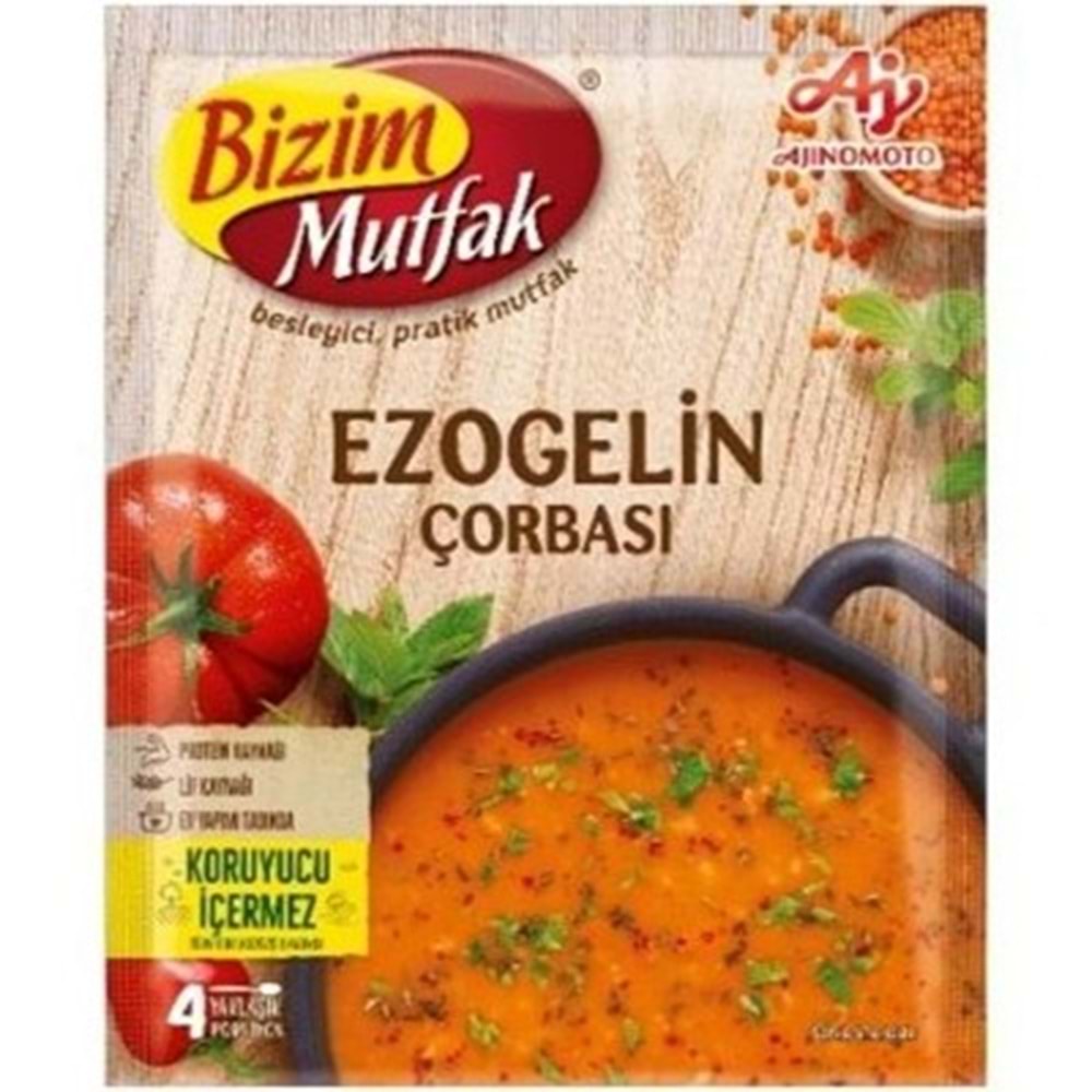BİZİM HAZIR CORBA 65 GR EZO GELİN