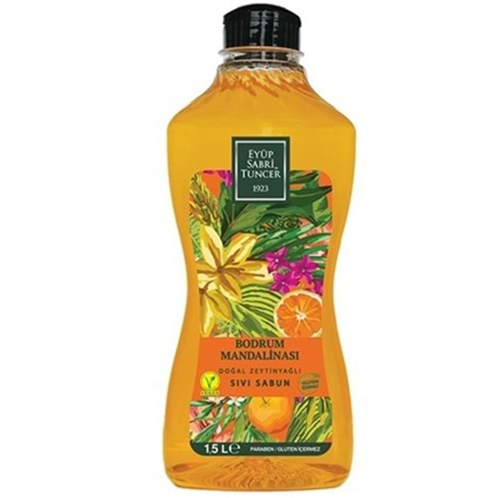 EYÜP SABRİ TUNCER SIVI SABUN 1,5 LT BODRUM MANDALİNASI