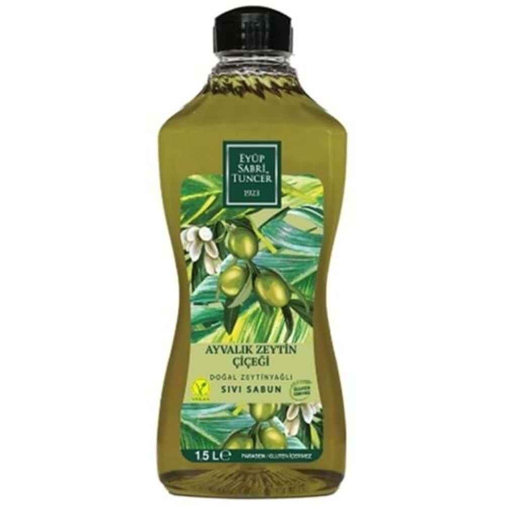 EYÜP SABRİ TUNCER SIVI SABUN 1,5 LT AYVALIK ZEYTIN CICEGI
