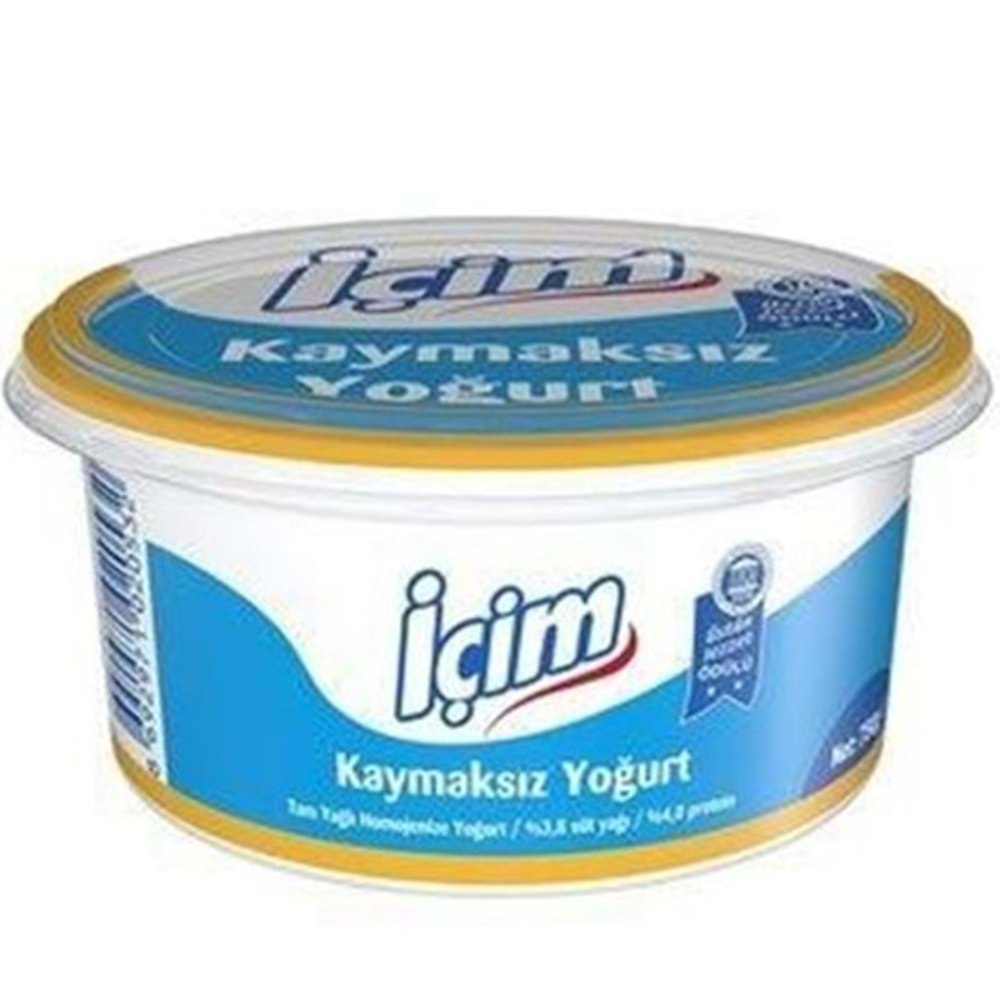 İÇİM YOGURT 750 GR KAYMAKSIZ