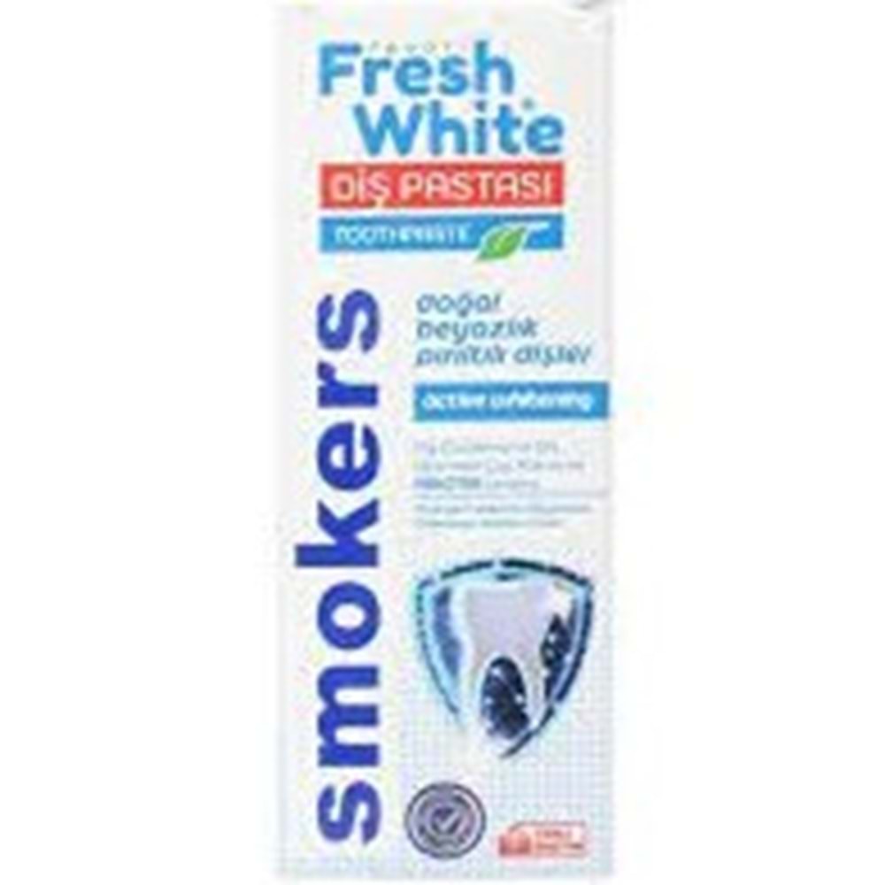 FRESH WHITE DIS PASTASI 90 GR SIGARA ICENLERE OZEL