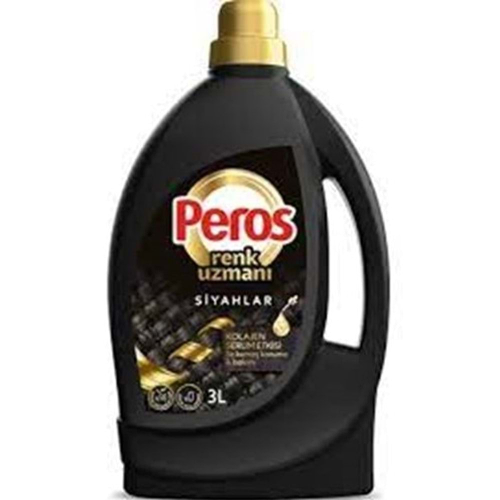PEROS SIVI ÇAMAŞIR DETERJANI 3 L SİYAHLAR