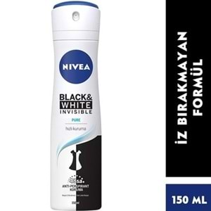 NIVEA DEODORANT 150 ML INVISIBLE BEYAZ