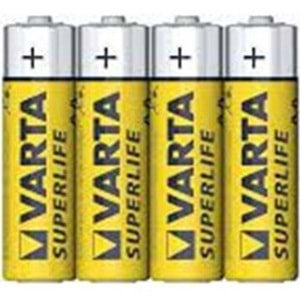 VARTA SUPERLIFE KALEM PIL 4 LU AA SEFFAF AMBALAJ
