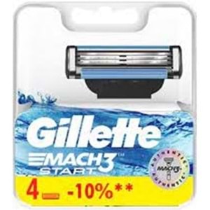 GİLLETTE MACH 3 START TRAS BICAGI 4 LU