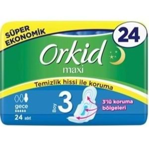 ORKİD MAXI SUPER EKO PAKET 24 LU GECE