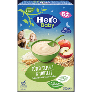HERO BABY MAMA 200 GR SUTLU ELMALI 8 TAHILLI