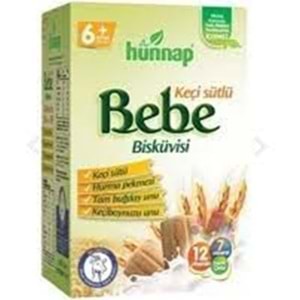 HUNNAP KECI SUTLU BEBE BISKUVISI 400 GR