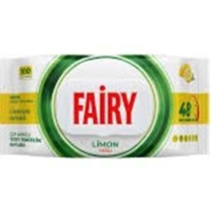 FAİRY ÇOK AMAÇLI ISLAK YÜZEY TEMİZLİK HAVLUSU 100 ADET LİMON